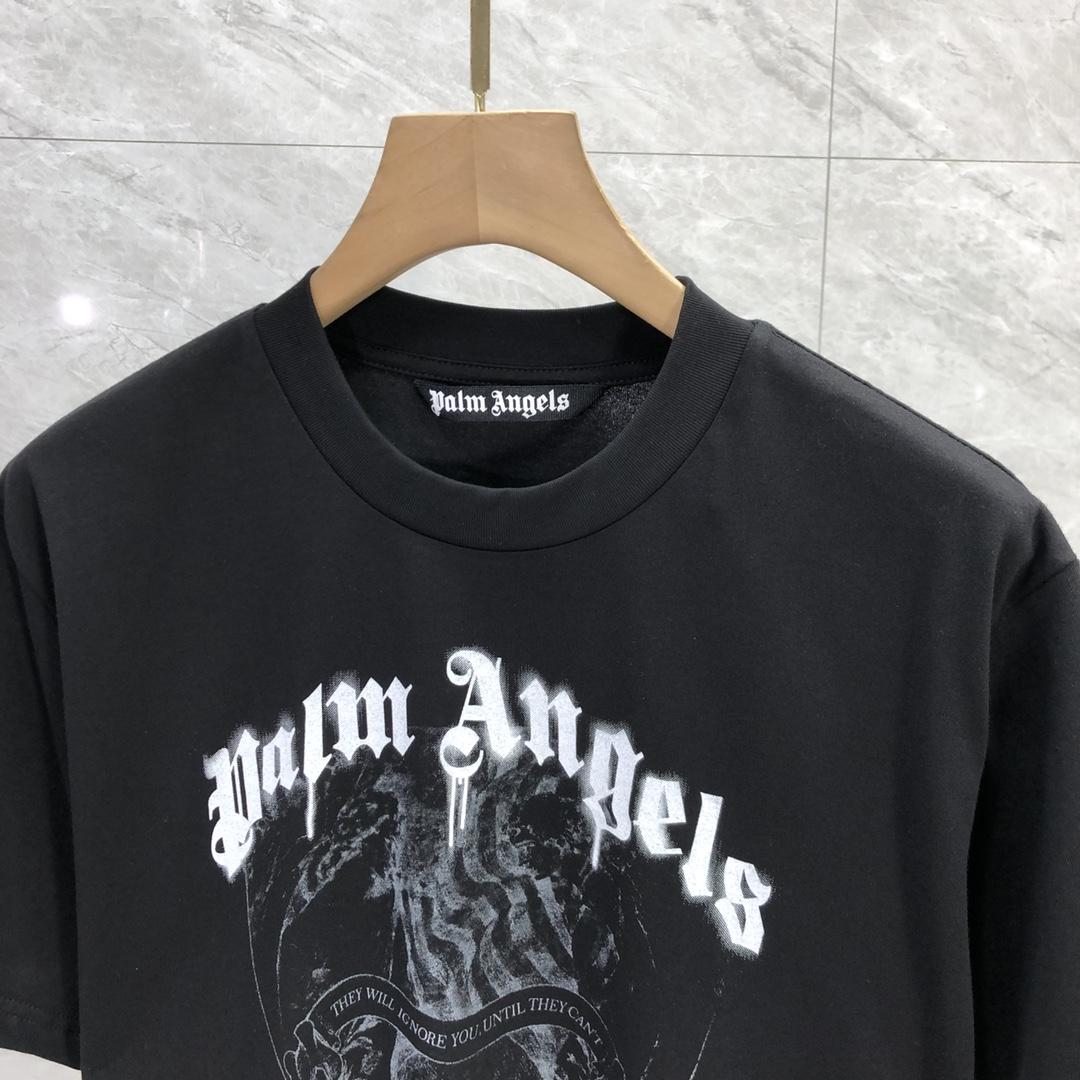 Palm Angels Statement Pencil T-Shirt  - DesignerGu