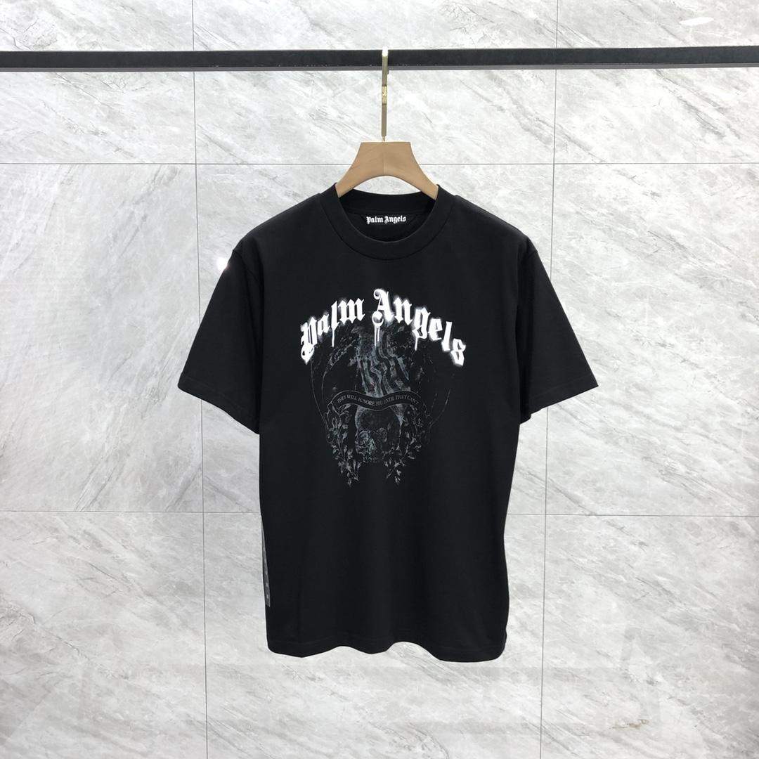 Palm Angels Statement Pencil T-Shirt  - DesignerGu