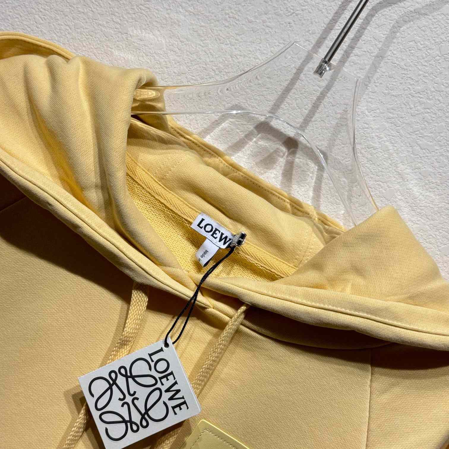 Loewe Anagram Regular Fit Hoodie In Cotton - DesignerGu