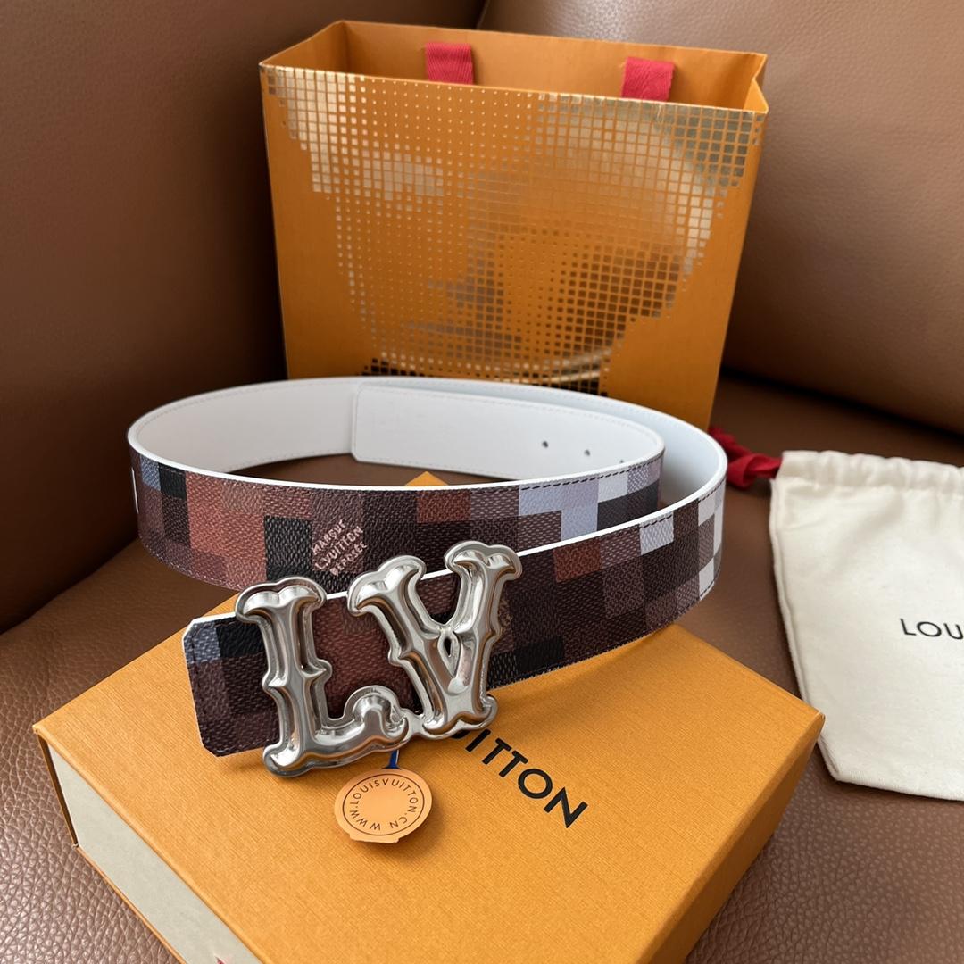 Louis Vuitton LV Initiales 40mm Reversible Belt - DesignerGu