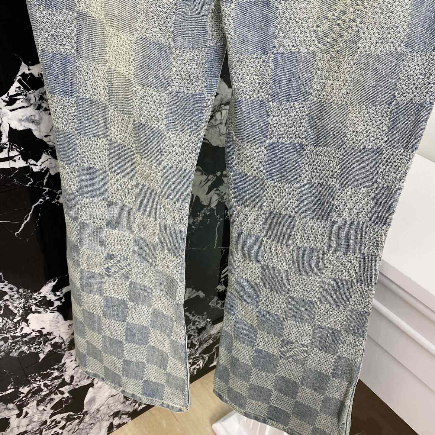 Louis Vuitton Damier Denim Pants - DesignerGu