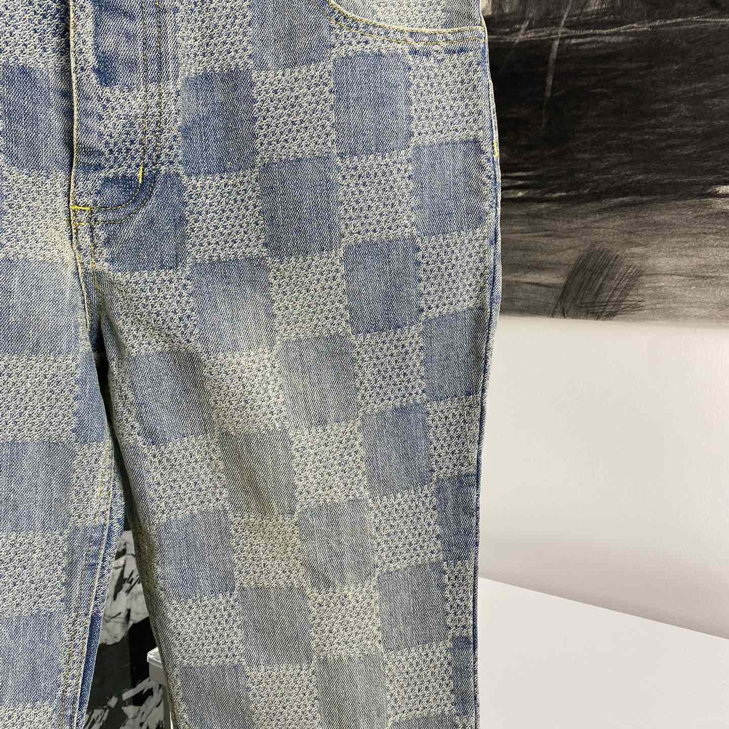 Louis Vuitton Damier Denim Pants - DesignerGu