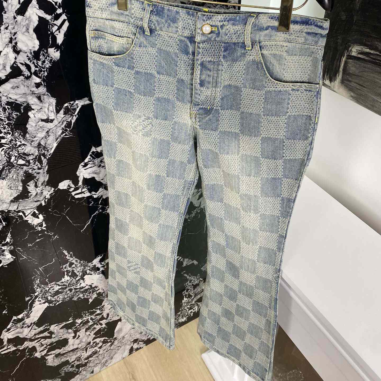 Louis Vuitton Damier Denim Pants - DesignerGu