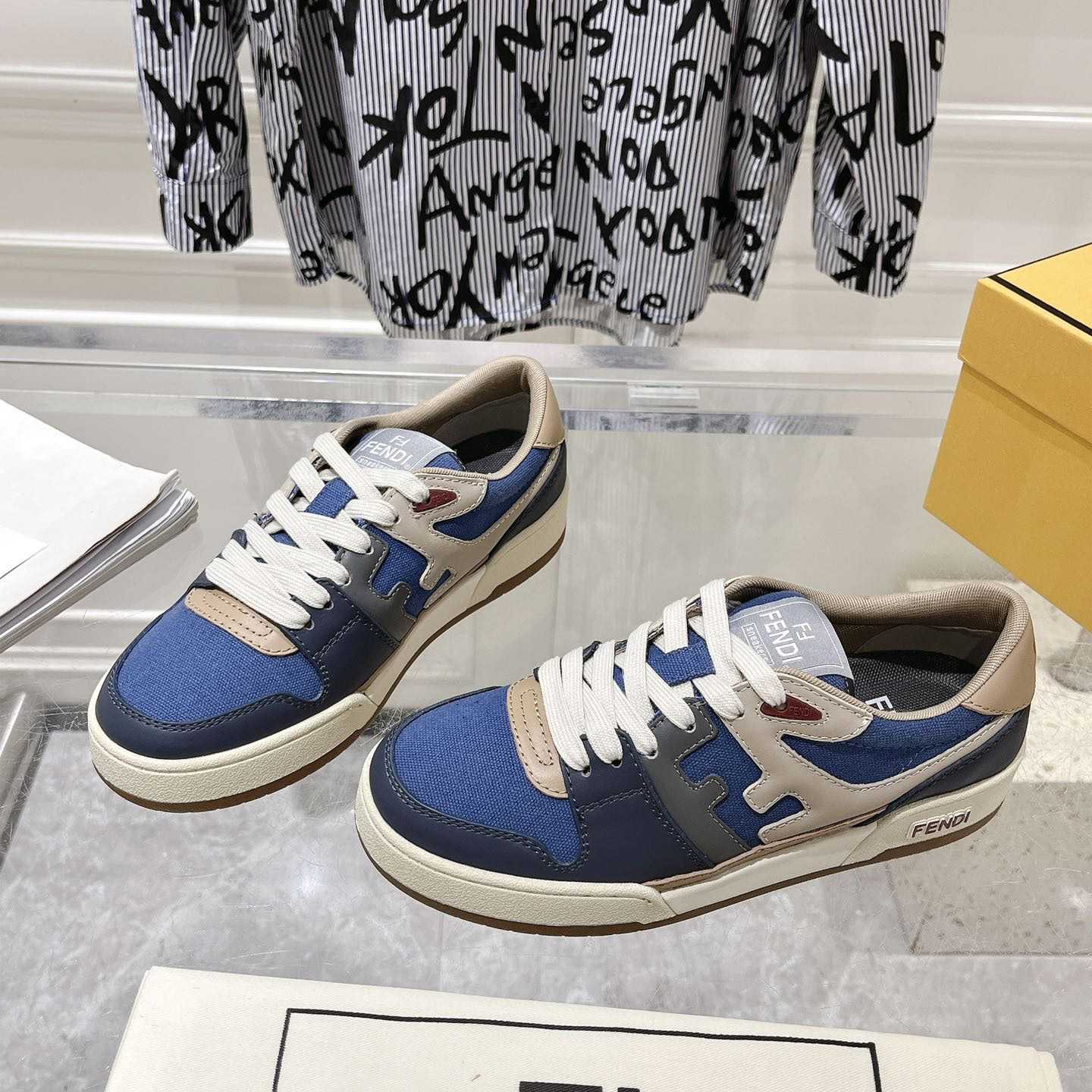 Fendi Match Sneakers - DesignerGu