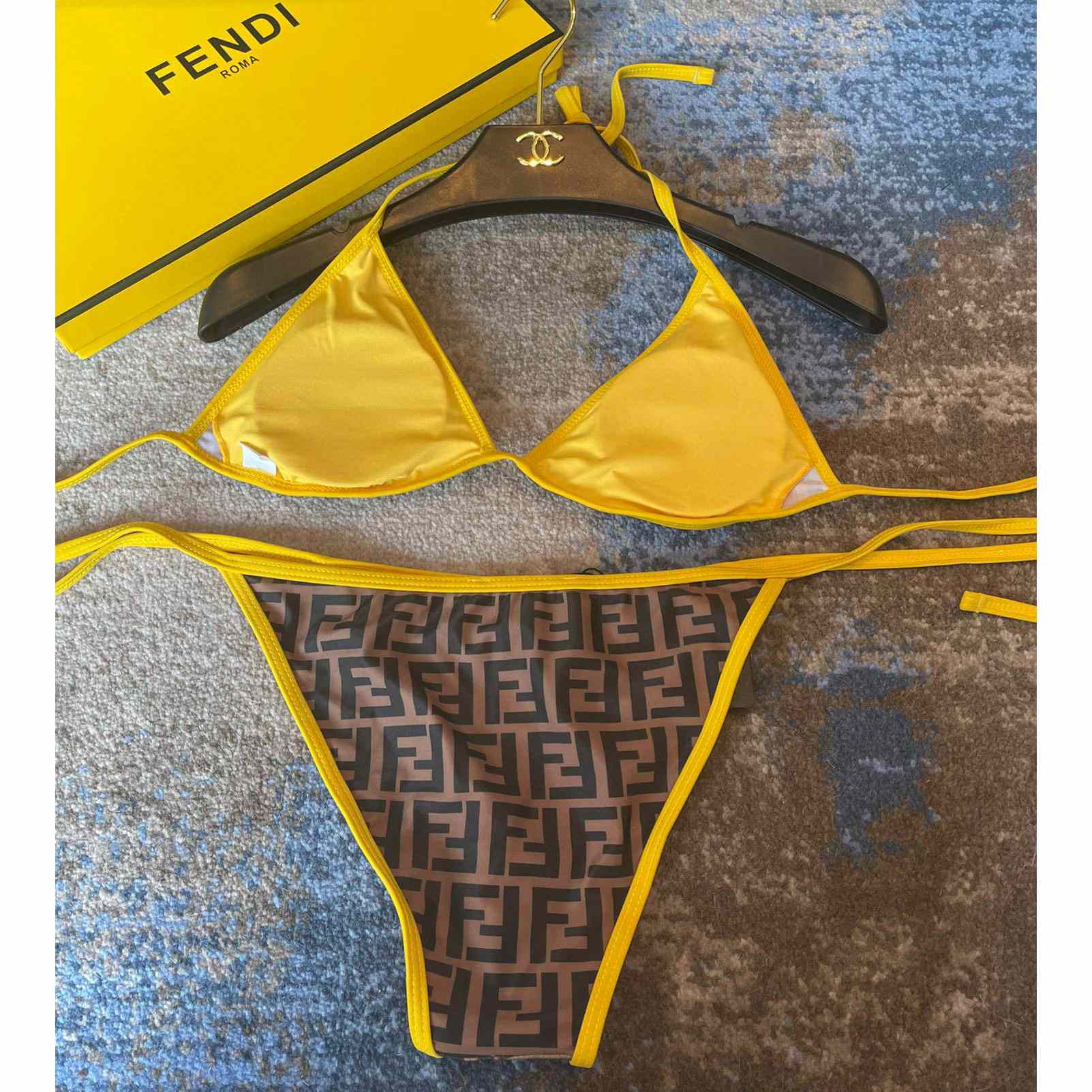 Fendi Two-Piece Swimsuit - DesignerGu