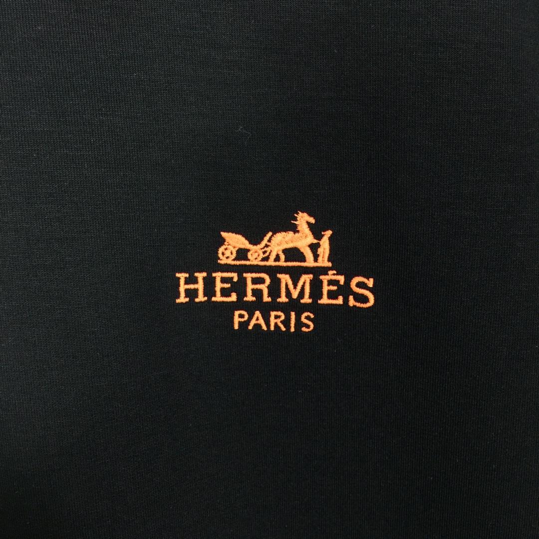 Hermes Cotton T-Shirt  - DesignerGu