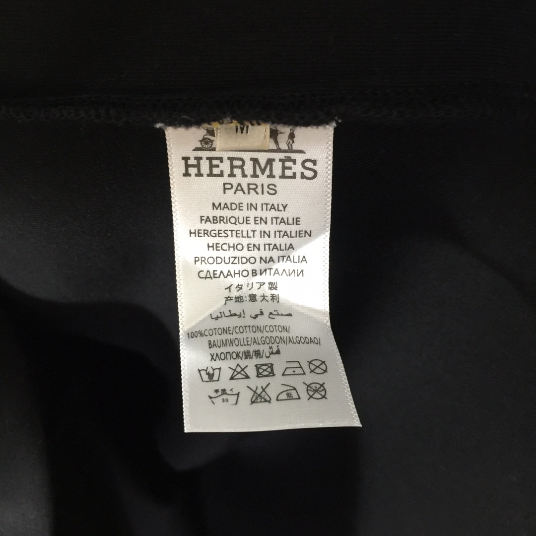 Hermes Cotton T-Shirt  - DesignerGu