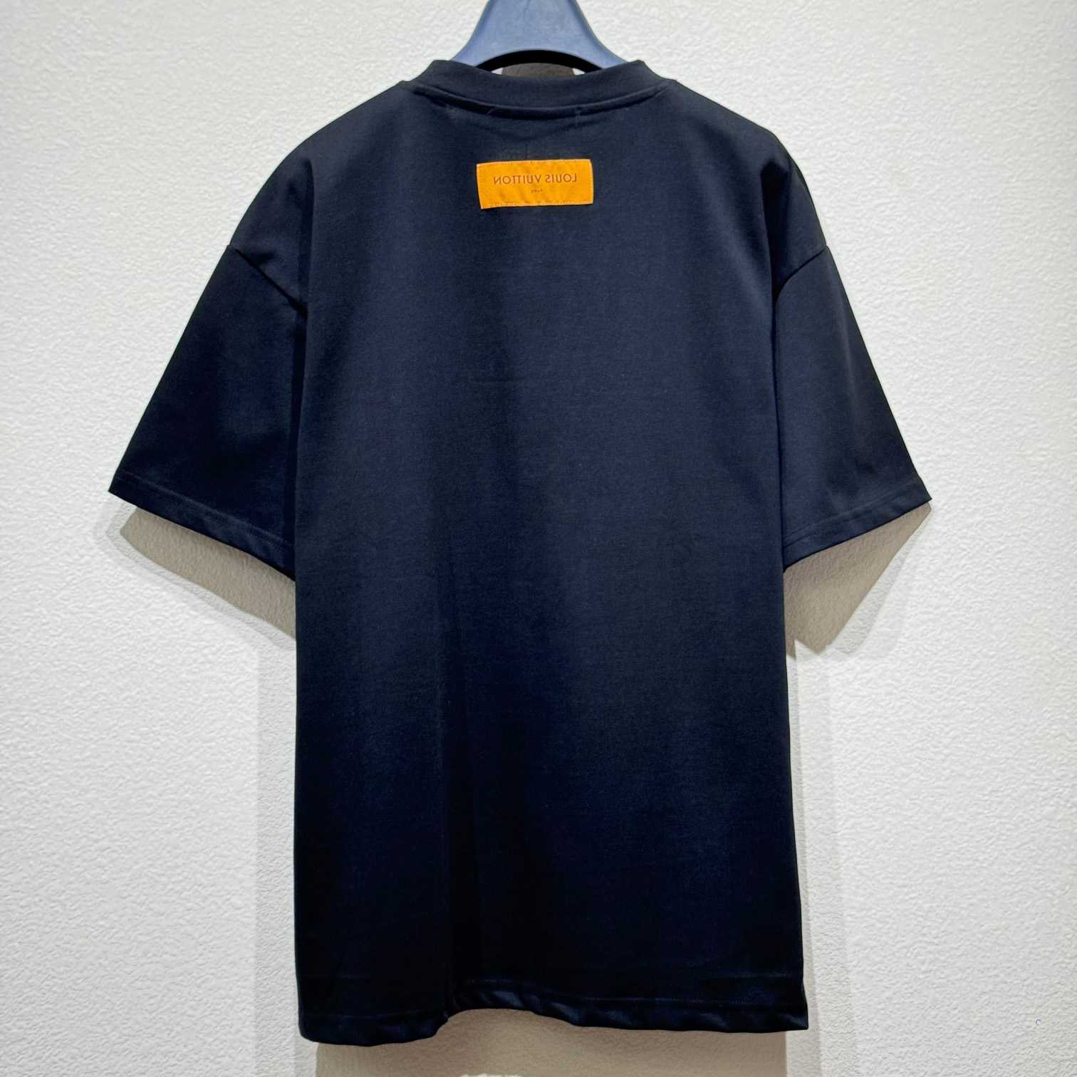 Louis Vuitton Flocked LV T-Shirt - DesignerGu