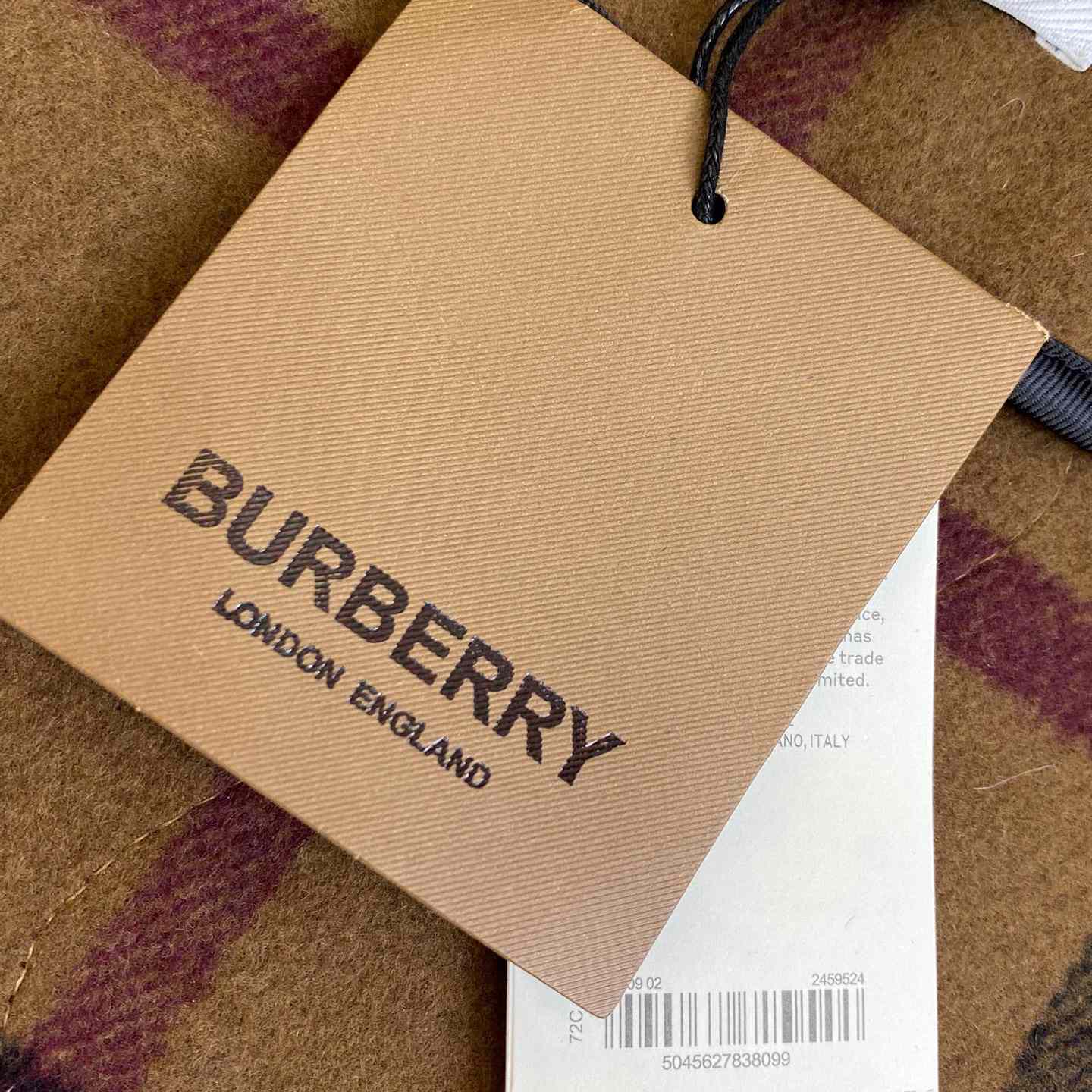 Burberry Check Wool Blend Bomber Jacket - DesignerGu