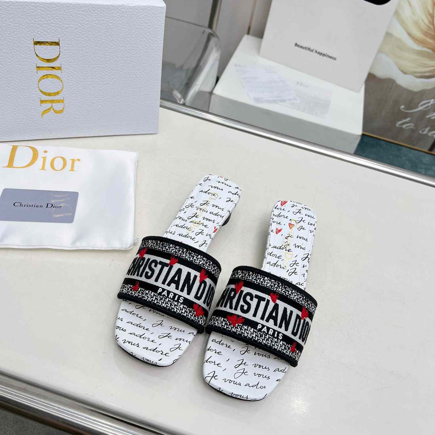 Dior Dway Heeled Slide - DesignerGu