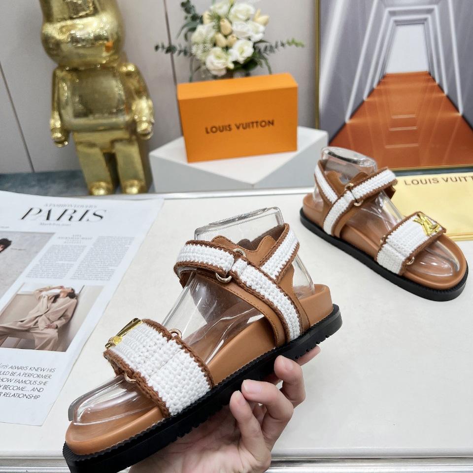 Louis Vuitton LV Sunset Flat Comfort Sandal    - DesignerGu