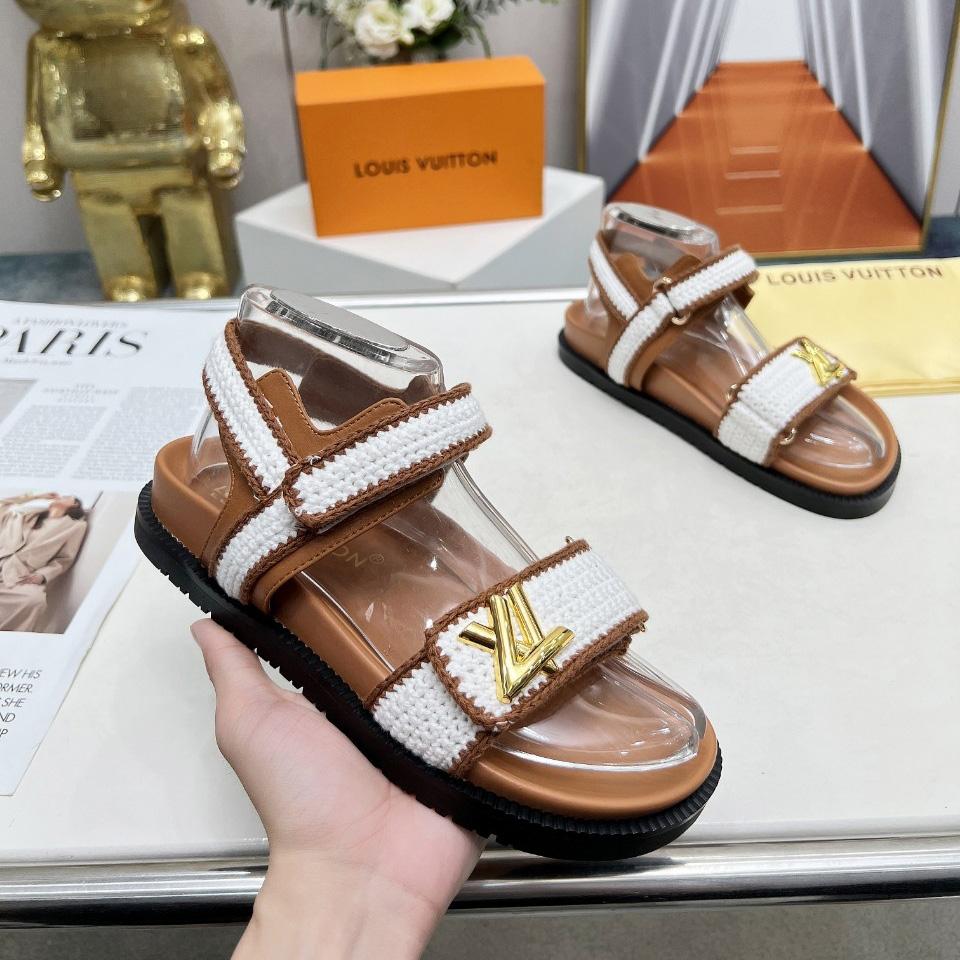 Louis Vuitton LV Sunset Flat Comfort Sandal    - DesignerGu