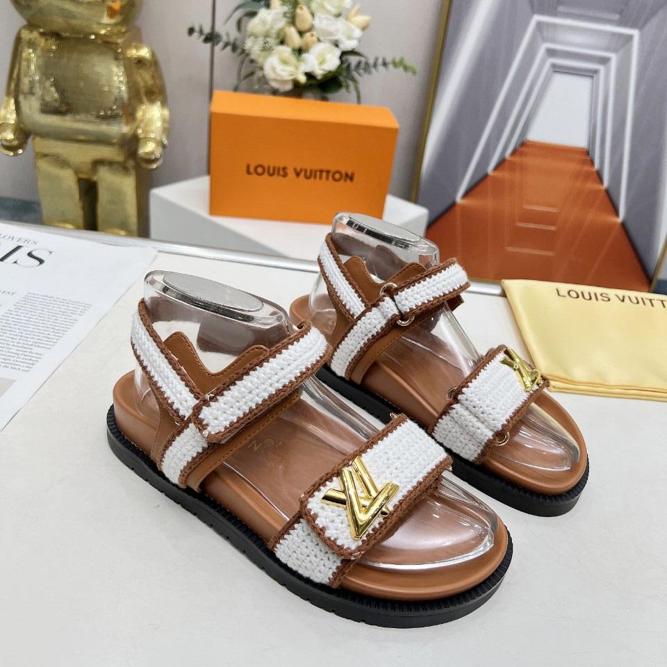 Louis Vuitton LV Sunset Flat Comfort Sandal    - DesignerGu