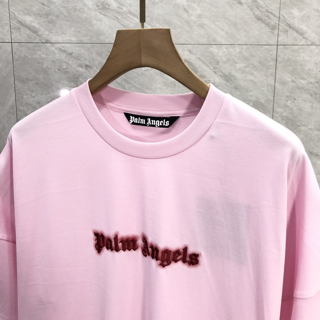 Palm Angels Neon Logo T-Shirt  - DesignerGu