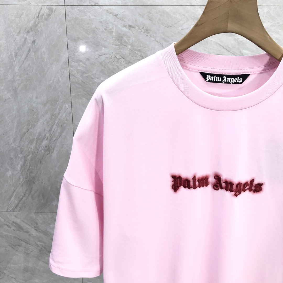 Palm Angels Neon Logo T-Shirt  - DesignerGu