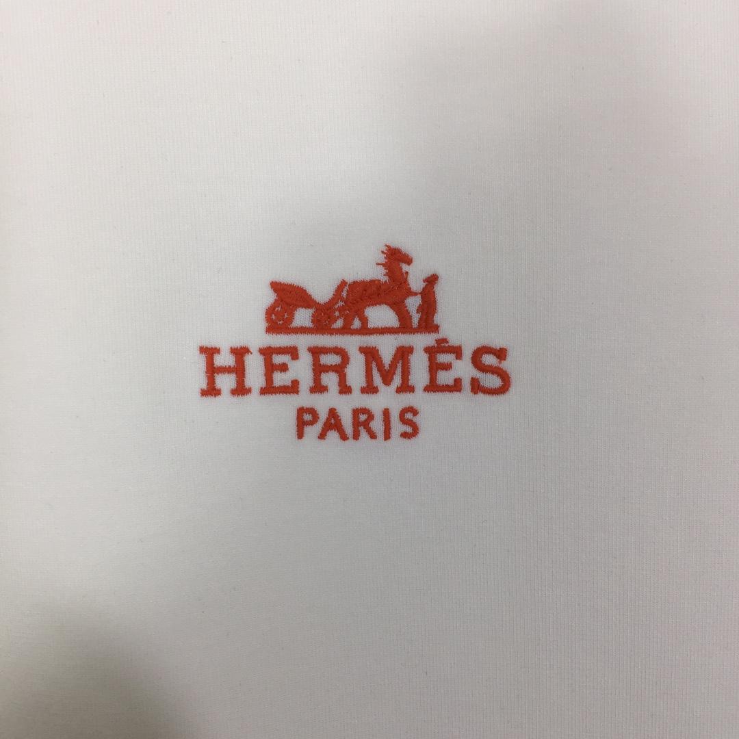 Hermes Cotton T-Shirt  - DesignerGu