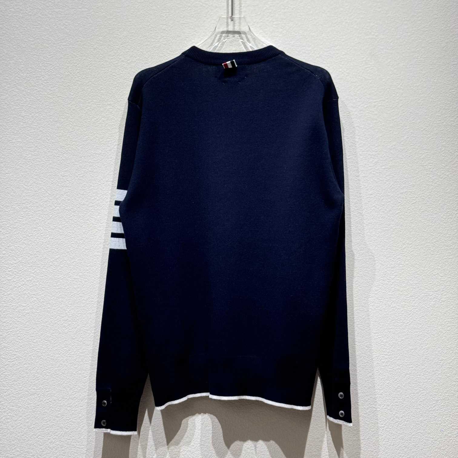 Thom Browne Fish Icon-Intarsia Sweater - DesignerGu