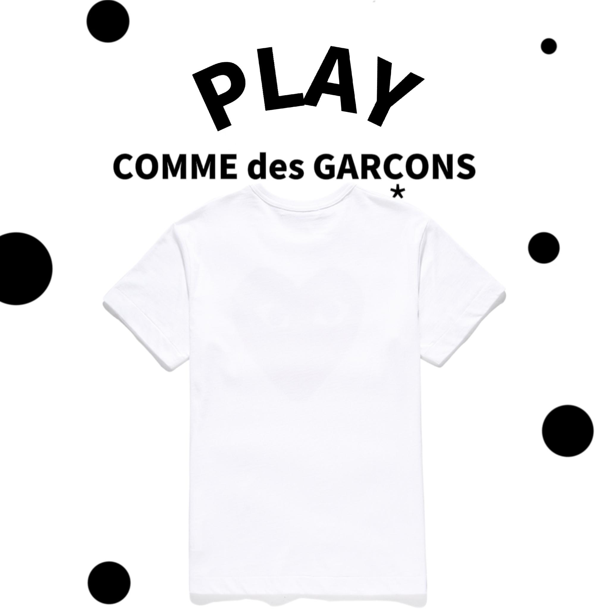 Play Comme Des Garcons Heart Logo T-shirt - DesignerGu