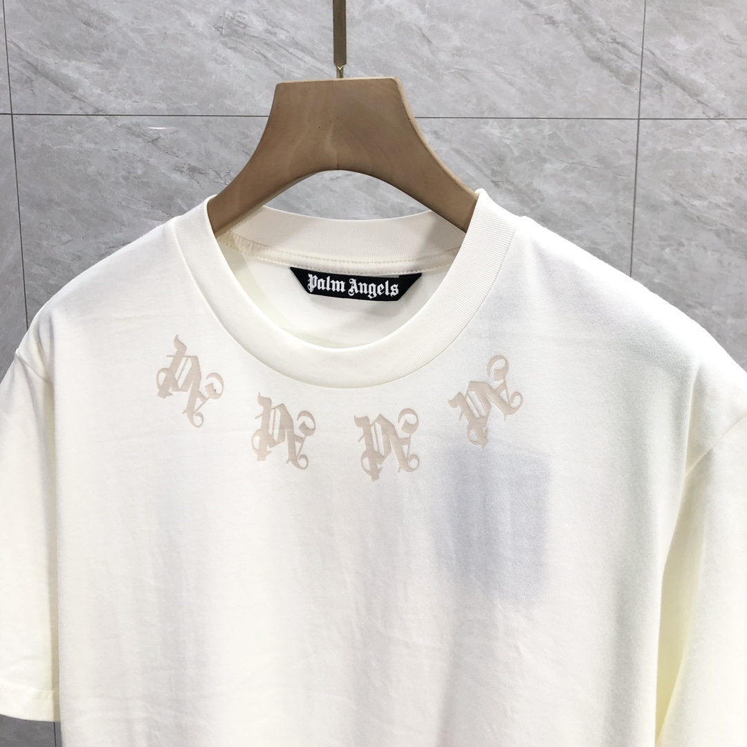 Palm Angels Statement Monogram T-Shirt  - DesignerGu