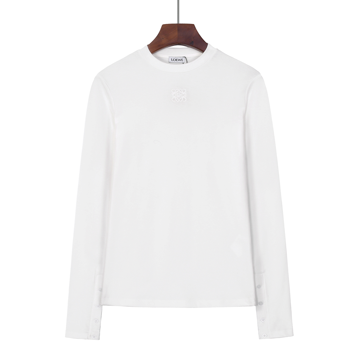 Loewe Loose fit Long Sleeve T-shirt In Cotton - DesignerGu