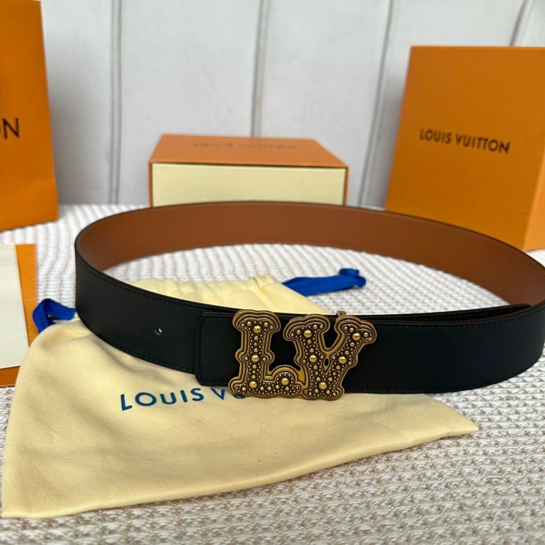 Louis Vuitto Reversible Belt - DesignerGu