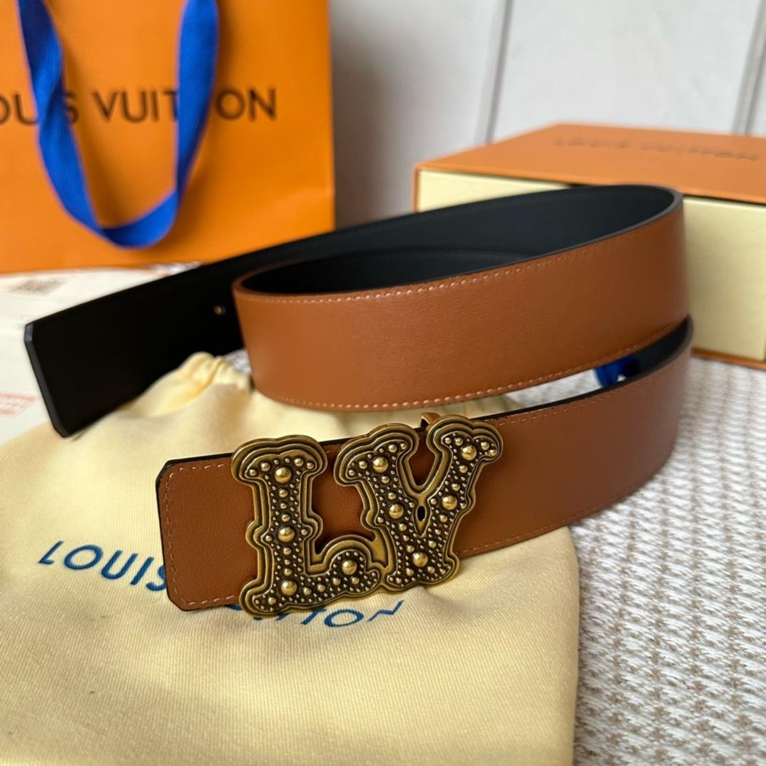 Louis Vuitto Reversible Belt - DesignerGu