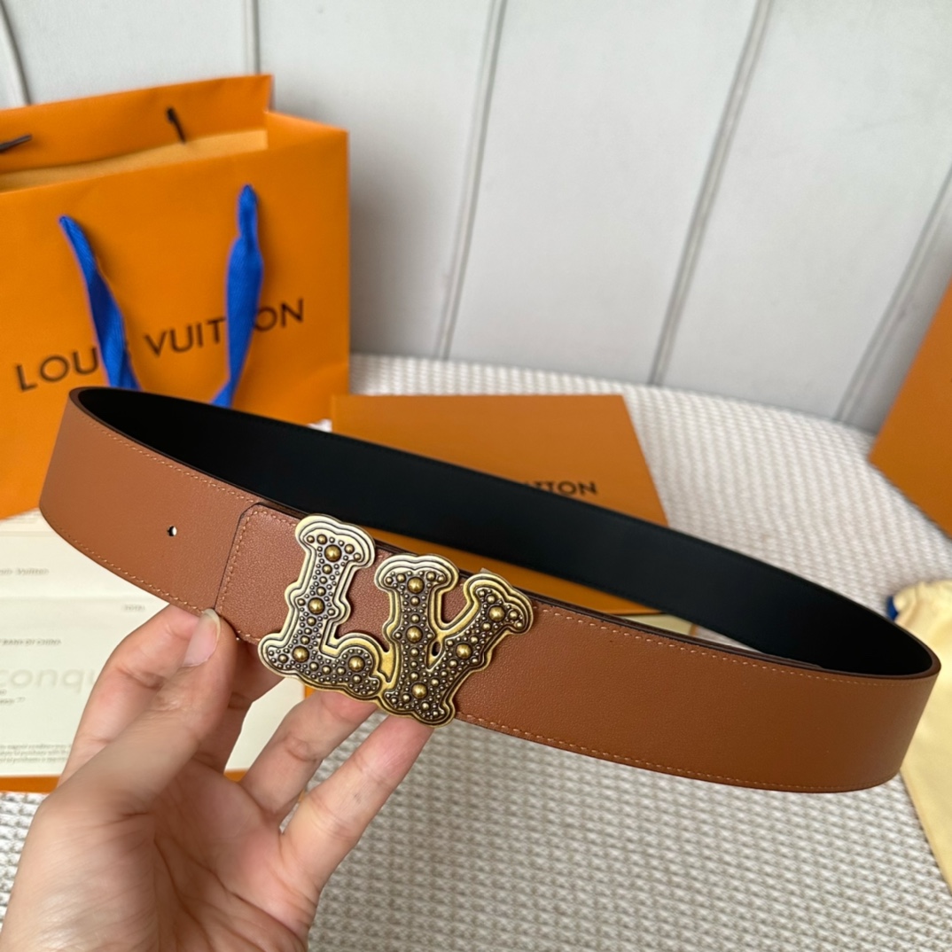 Louis Vuitto Reversible Belt - DesignerGu