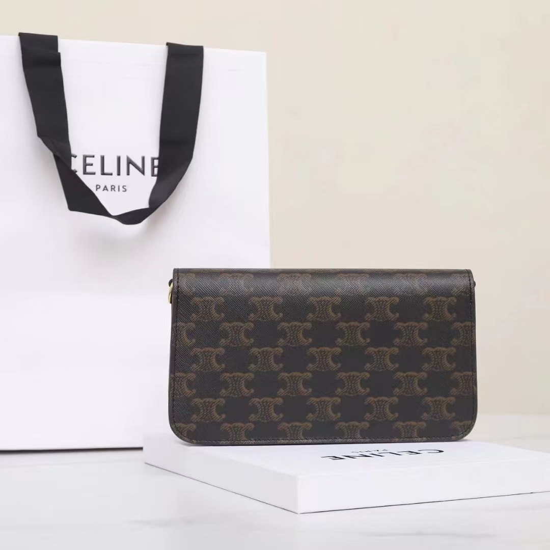 Celine Multipochette In Triomphe Canvas And Calfskin - DesignerGu