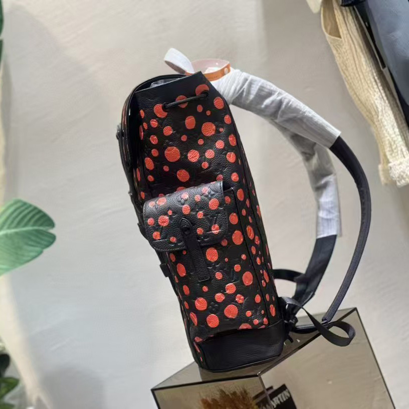 Louis Vuitton X Yayoi Kusama Infinity Dots Christopher Backpack  - DesignerGu