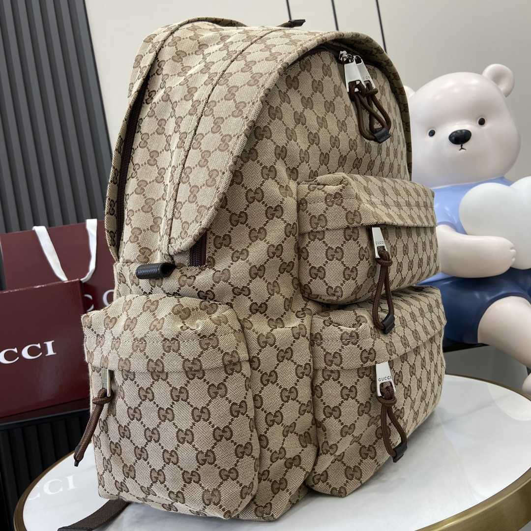 Gucci Large Backpack With Gucci Logo - DesignerGu