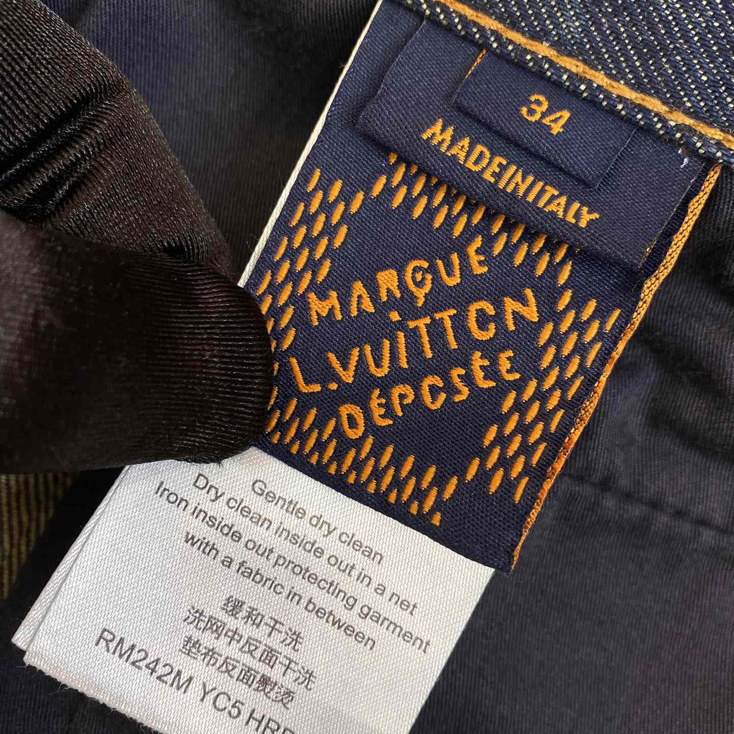 Louis Vuitton Washed Denim Workwear Pants   1AFWYZ - DesignerGu