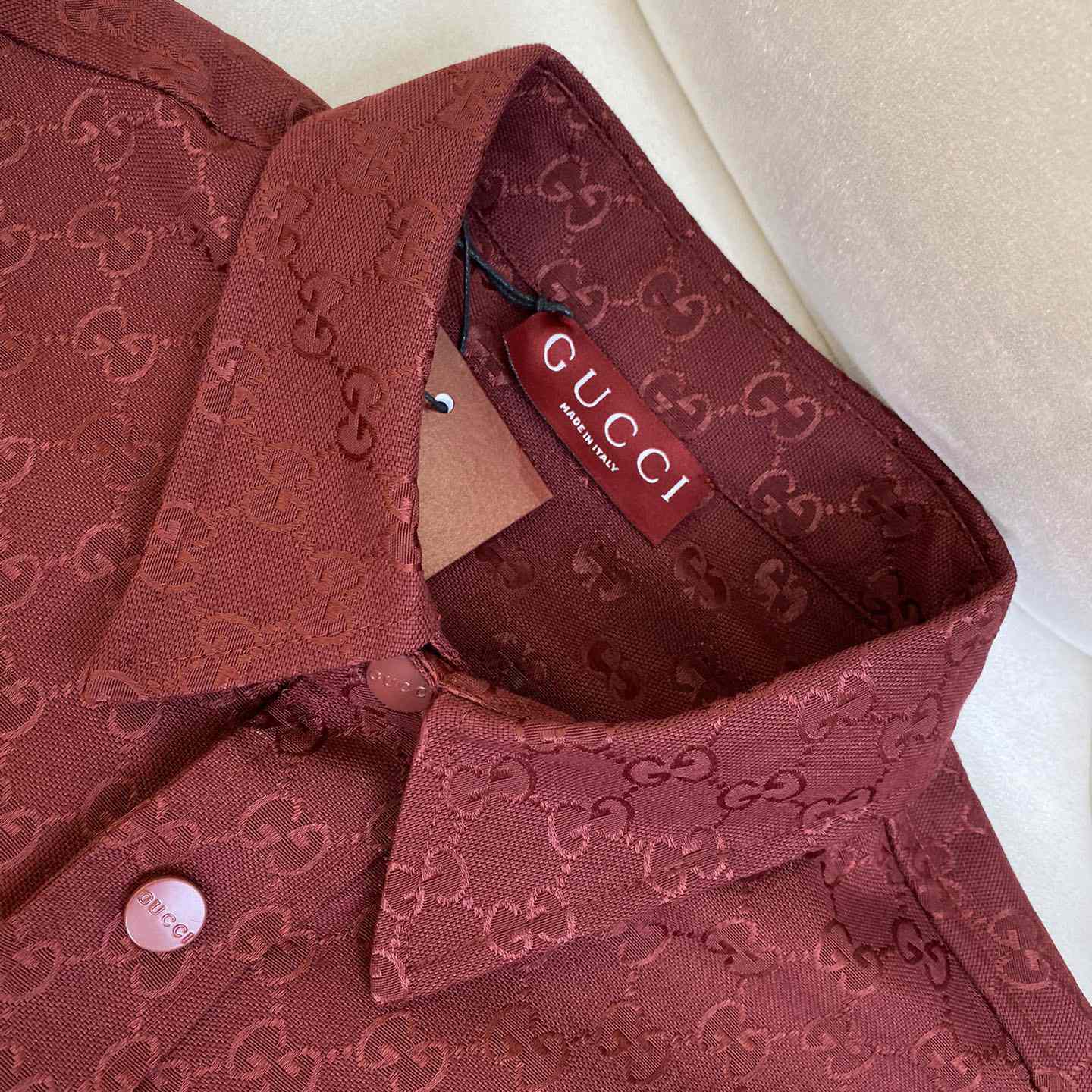 Gucci GG Canvas Shirt - DesignerGu