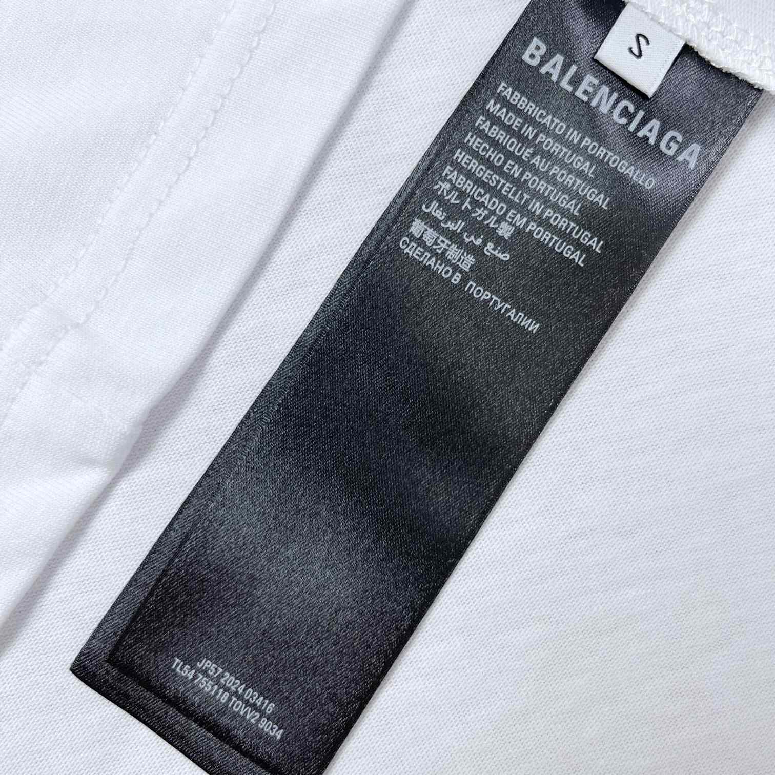 Balenciaga Saint-Honoré T-Shirt Oversized In Dirty White - DesignerGu