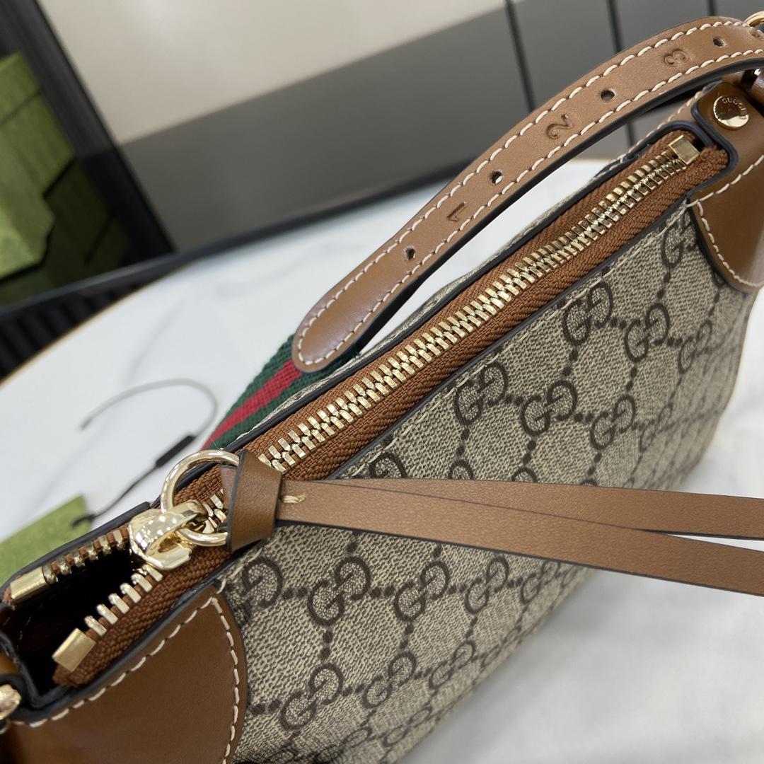 Gucci GG Emblem Small Shoulder Bag - DesignerGu