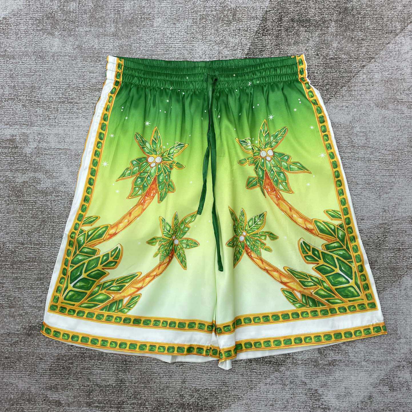 Casablanca Joyaux D'Afrique Satin Shorts   CA3509 - DesignerGu