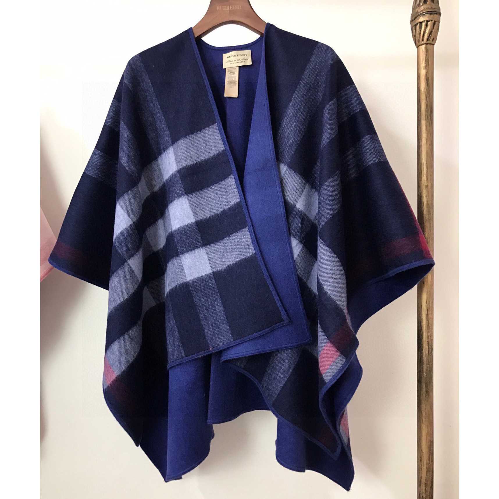 Burberry Charlotte Reversible Wool Felt Cape    140*140cm - DesignerGu