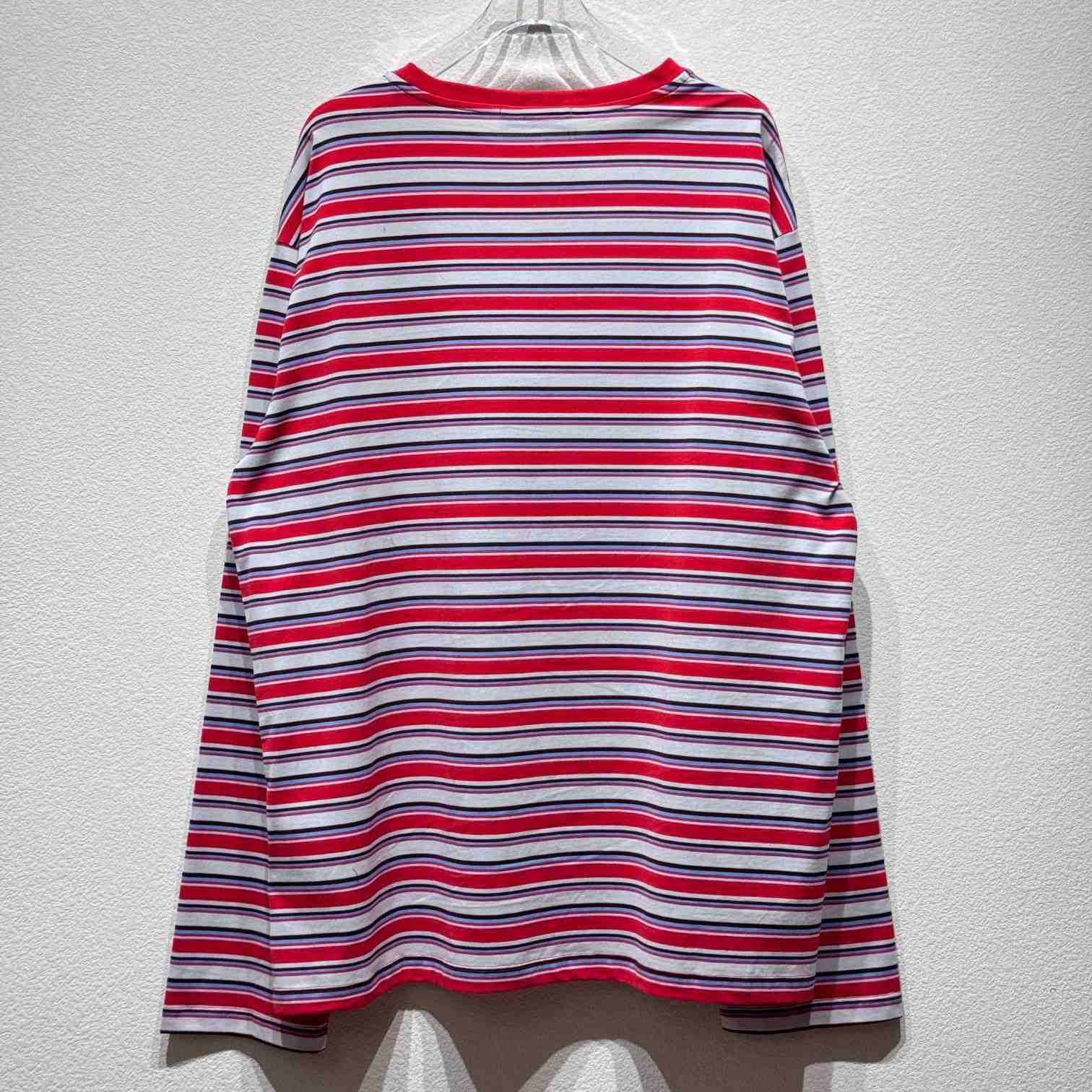 Miu Miu Striped Cotton T-shirt - DesignerGu