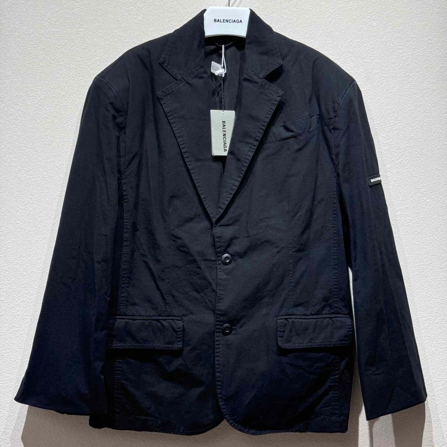 Balenciaga Oversized Cotton Blazer - DesignerGu