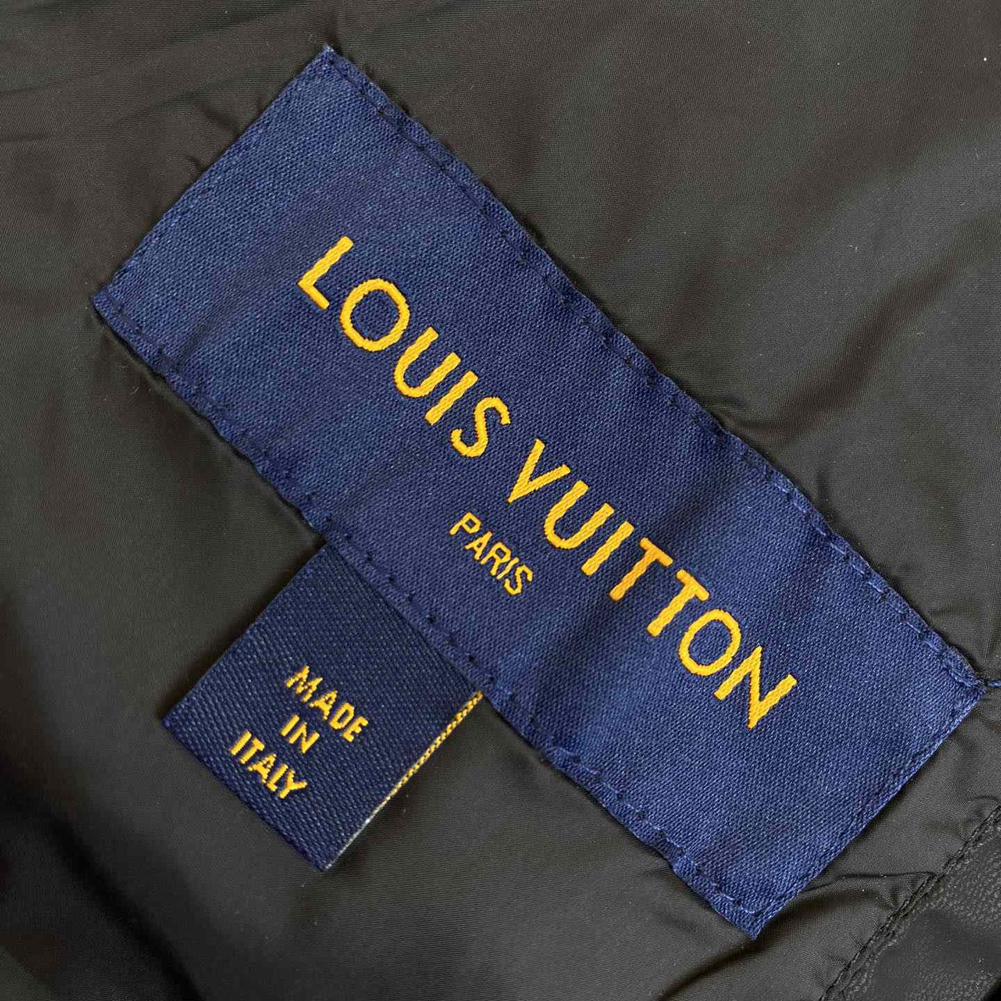 Louis Vuitton Monogram Leather Hooded Down Jacket             1AATKN              - DesignerGu