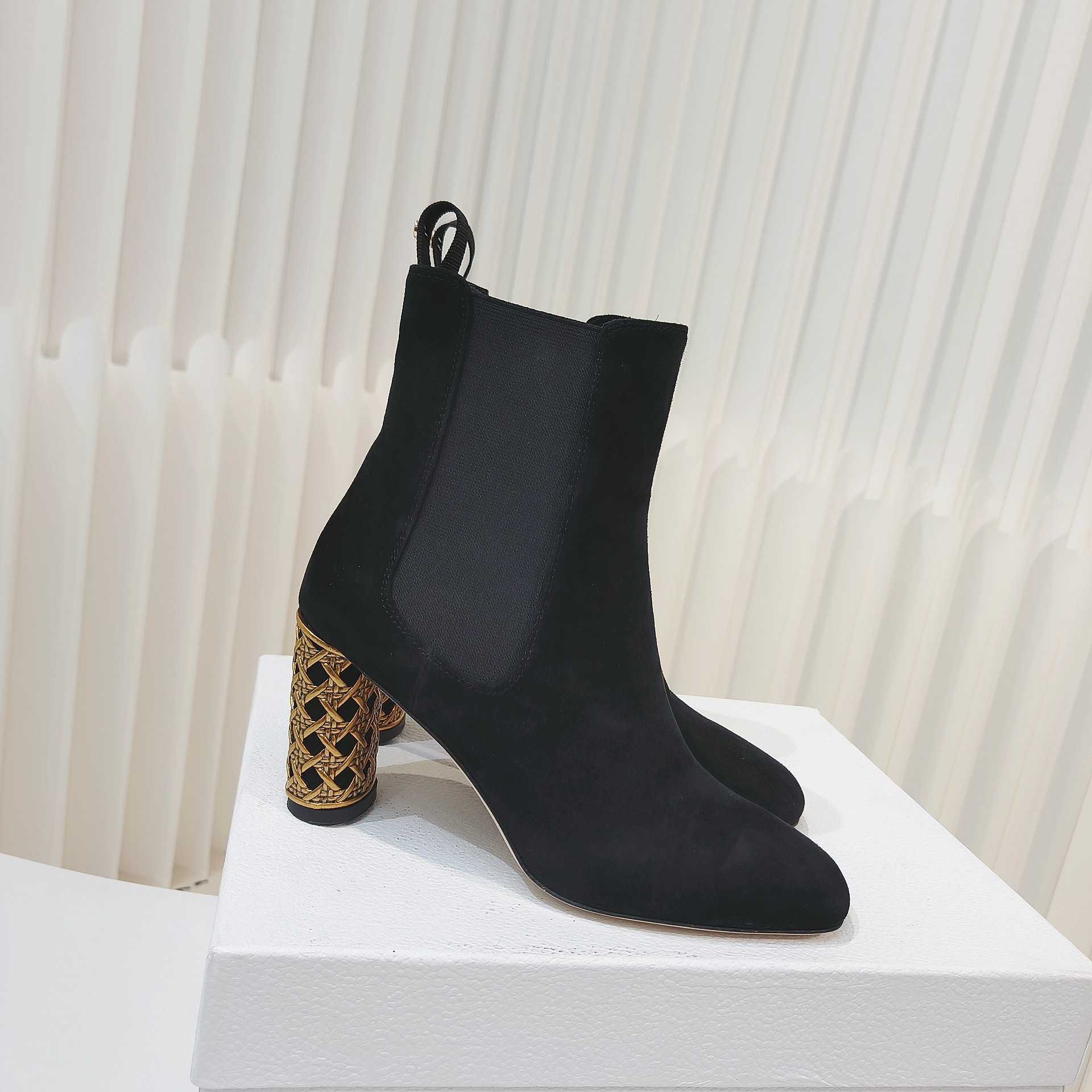 Dior Icon Heeled Ankle Boot - DesignerGu