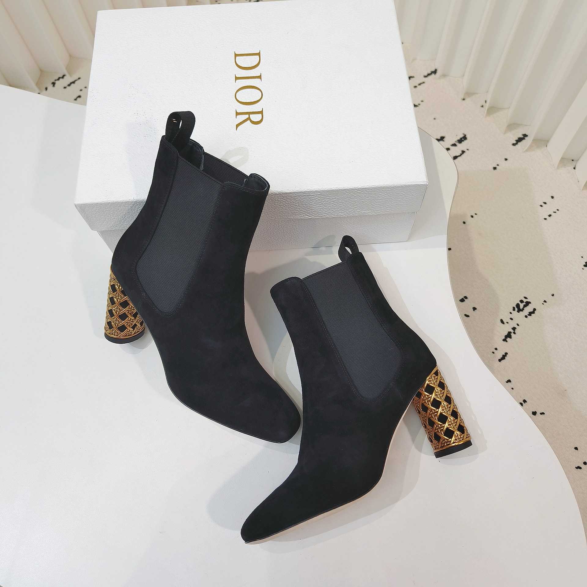 Dior Icon Heeled Ankle Boot - DesignerGu