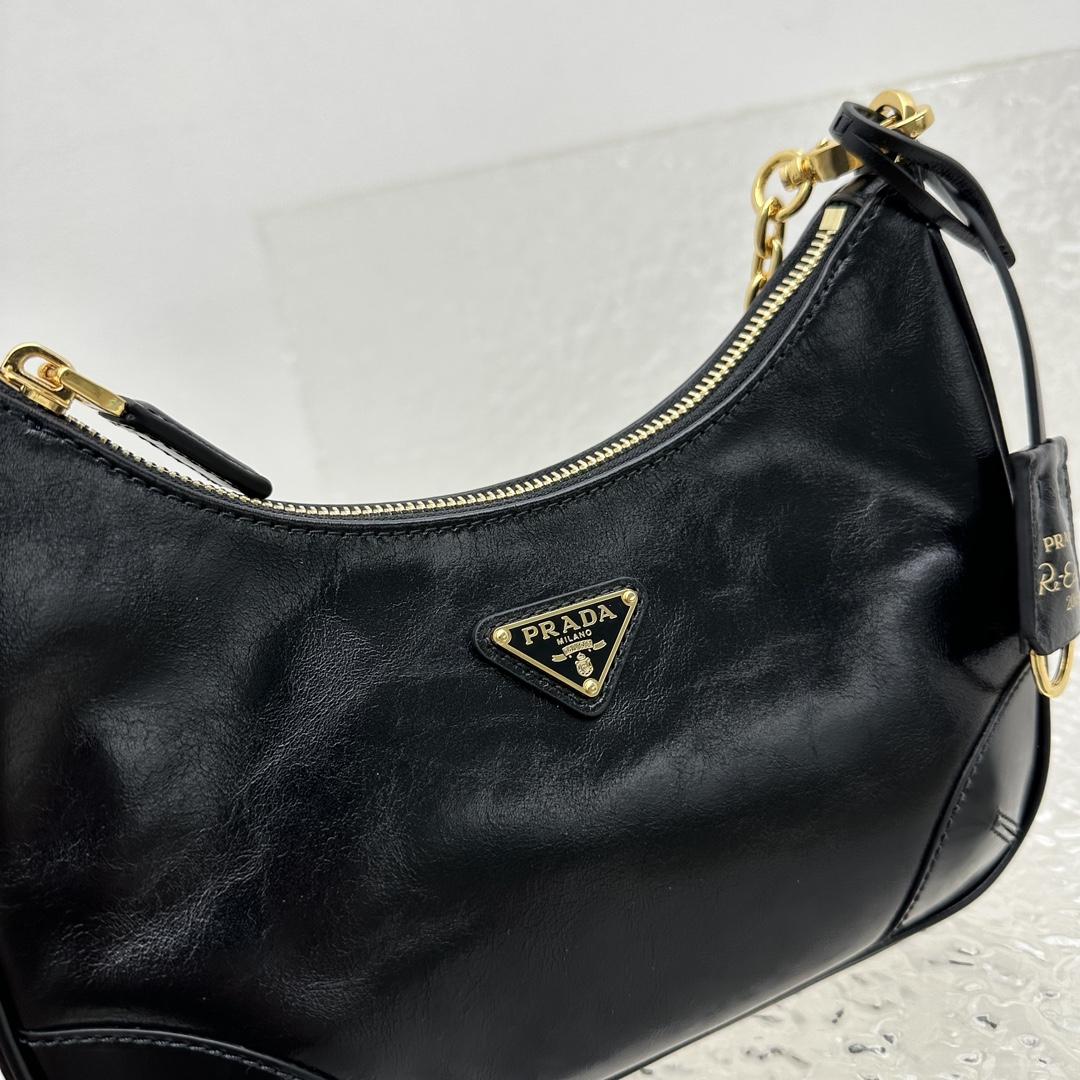 Prada Re-Edition 2005 Naplak Patent Leather Bag - DesignerGu