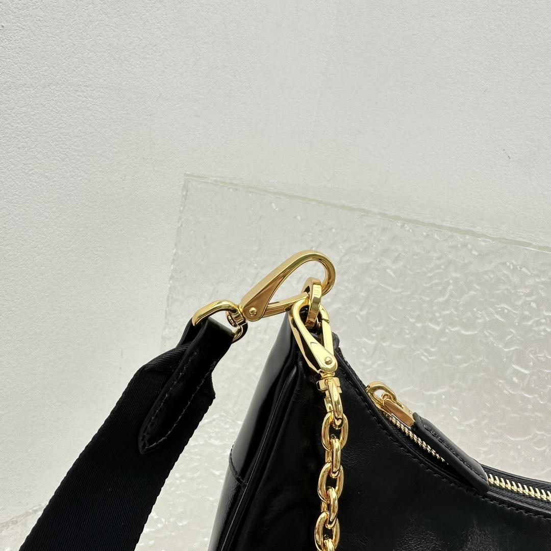 Prada Re-Edition 2005 Naplak Patent Leather Bag - DesignerGu