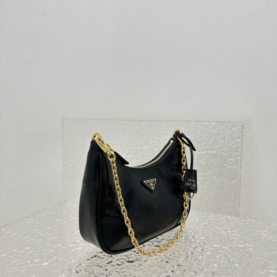 Prada Re-Edition 2005 Naplak Patent Leather Bag - DesignerGu