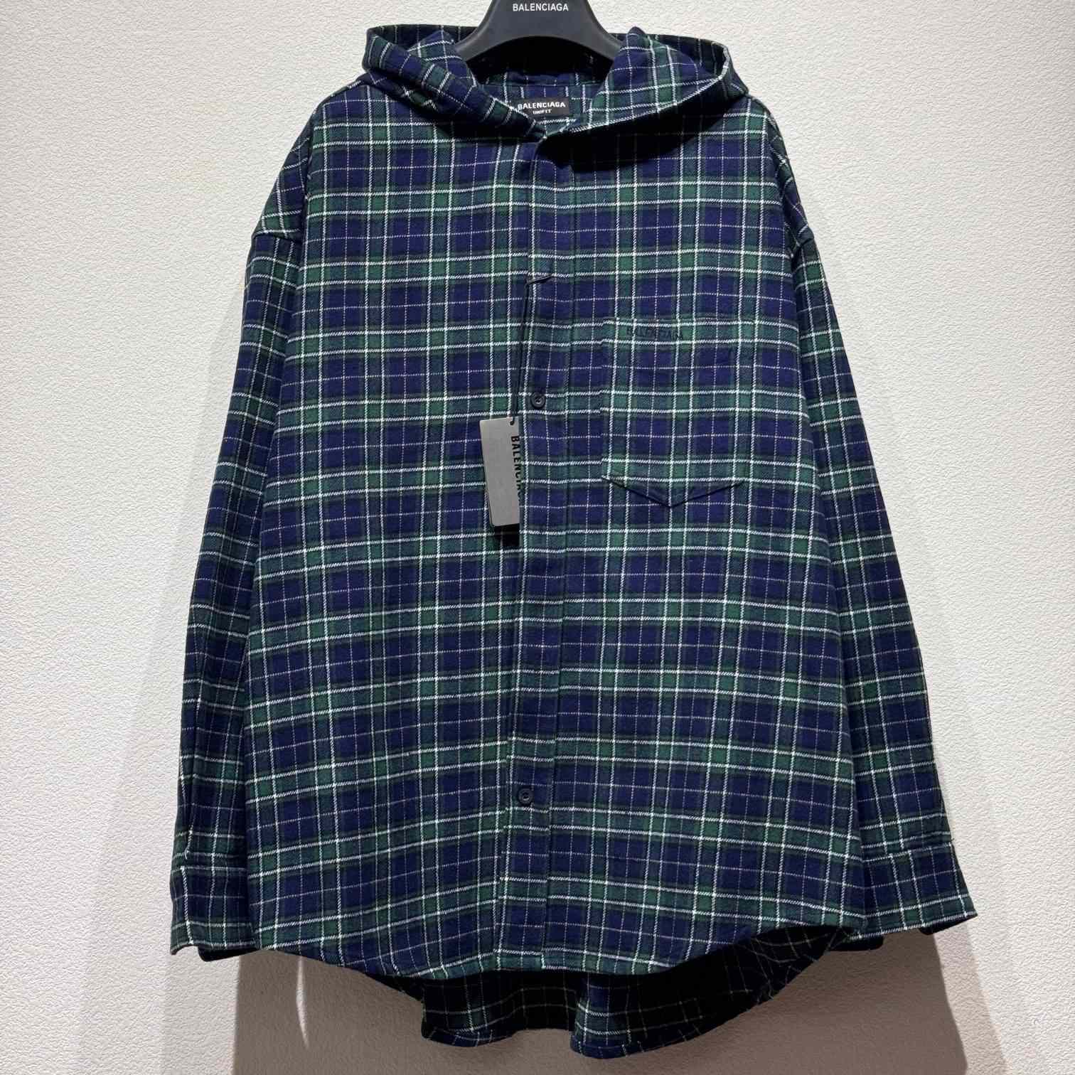 Balenciaga Hooded Shirt  - DesignerGu