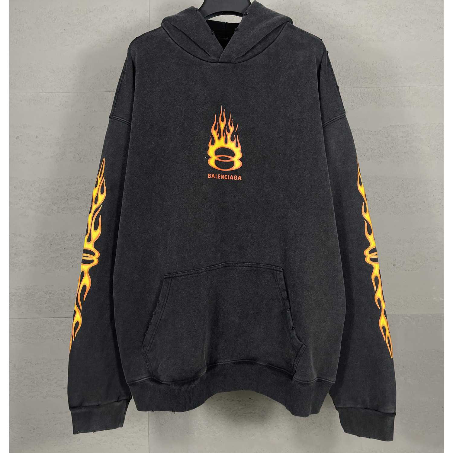 Balenciaga Oversized Flame Hoody - DesignerGu