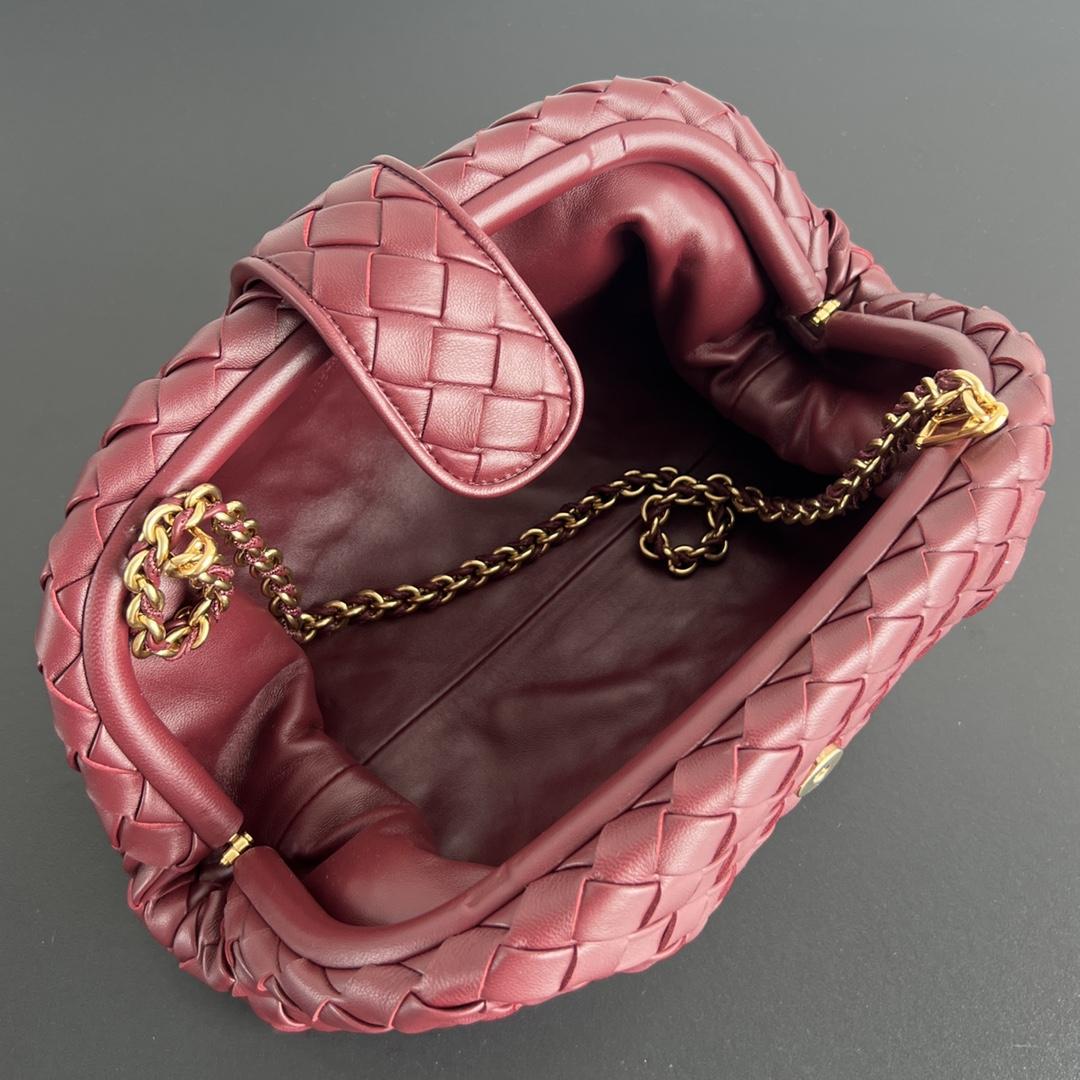 Bottega Veneta Teen Lauren 1980 With Chain   - DesignerGu