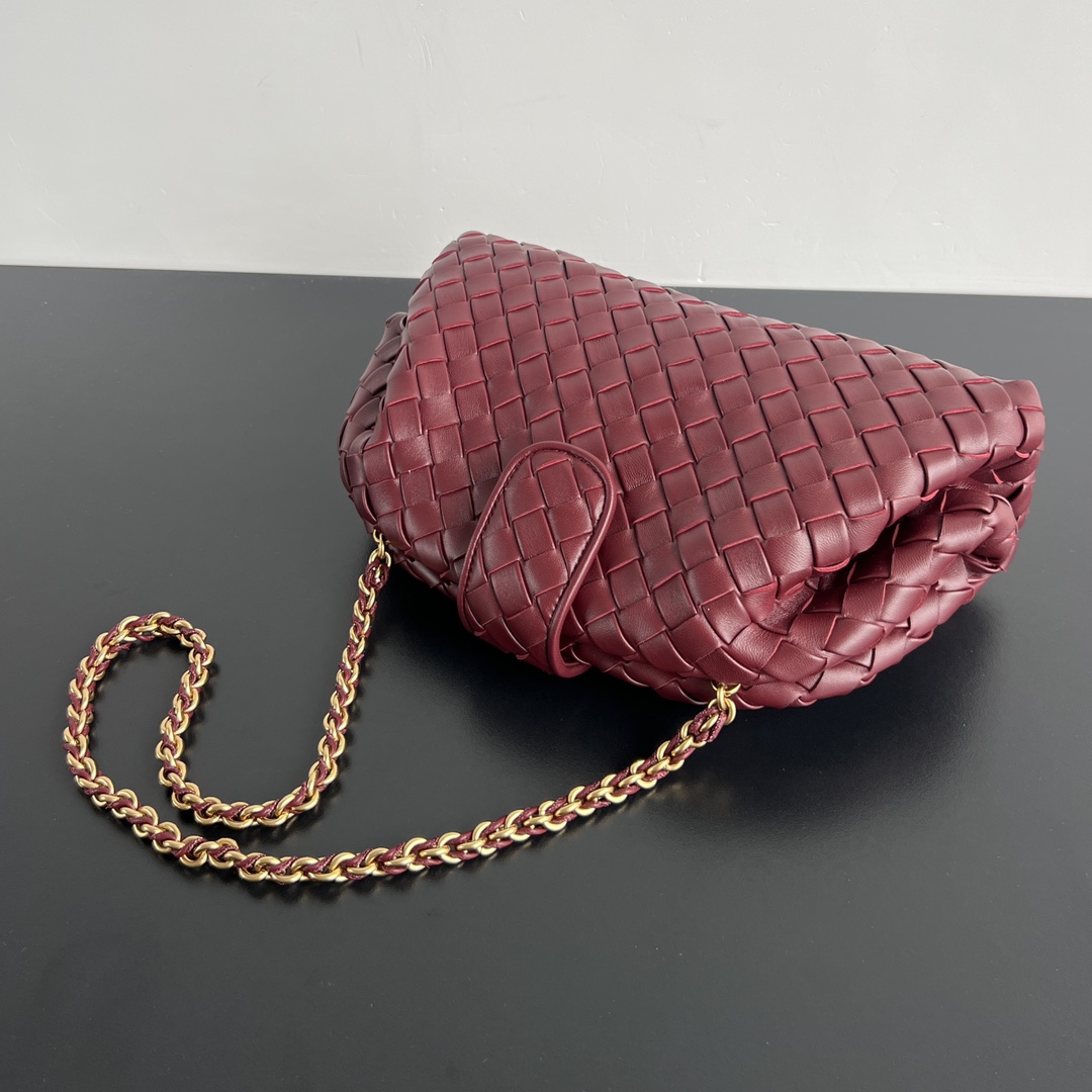 Bottega Veneta Teen Lauren 1980 With Chain   - DesignerGu