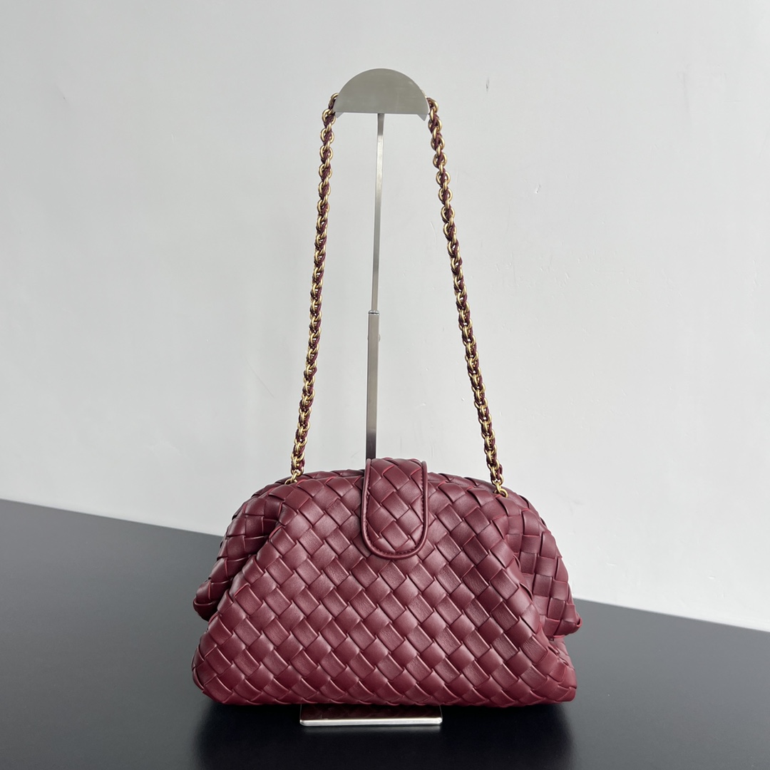 Bottega Veneta Teen Lauren 1980 With Chain   - DesignerGu