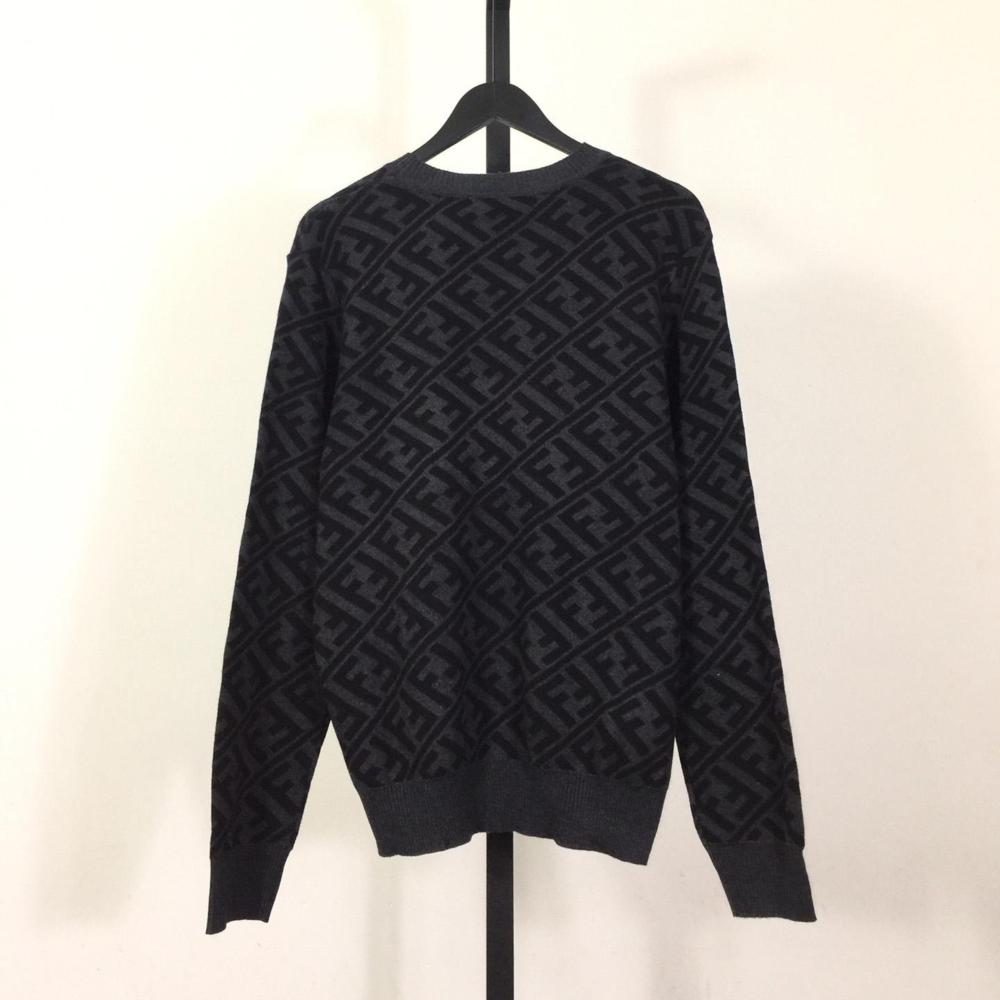 Fendi Black Wool Pullover - DesignerGu